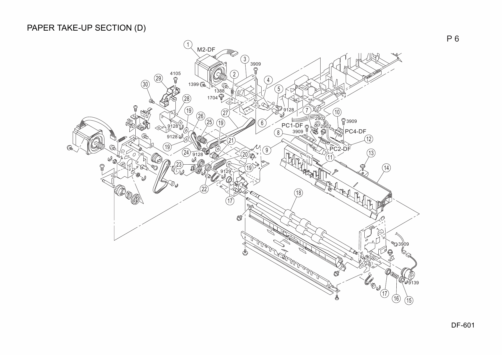 Konica-Minolta Options DF-601 4582811 Parts Manual-5